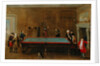 The Billiard Room ca 1725 by School English
