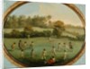 A Game of Cricket after a painting by Francis Hayman by English School