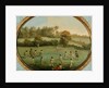 A Game of Cricket after a painting by Francis Hayman by English School