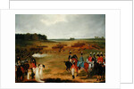 A Review of the London Volunteer Cavalry and Flying Artillery in Hyde Park in 1804, c.1804 by English School