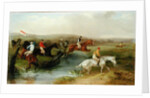 Steeplechasing: The Hurdle, 1869 by William Joseph Shayer