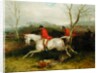Foxhunting: Coming to a Fence by William Joseph Shayer