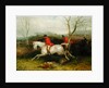 Foxhunting: Coming to a Fence by William Joseph Shayer