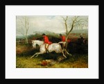 Foxhunting: Coming to a Fence by William Joseph Shayer