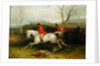 Foxhunting: Coming to a Fence by William Joseph Shayer