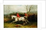 Foxhunting: Coming to a Fence by William Joseph Shayer
