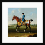 A Bay Racehorse with Jockey Up by James Seymour