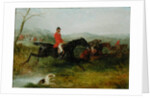 Foxhunting: Clearing a Brook by William Joseph Shayer