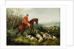 Foxhunting: At Cover by William Joseph Shayer