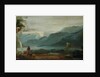 Mountainous Landscape with Figures and Cattle, previously attributed to J.M.W. Turner and also attributed to Peter de Wint, 1806-07 by English School
