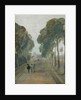 Avenue of Trees with Figures, previously attributed to J.M.W. Turner and also attributed to Peter de Wint, 1805-10 by English School