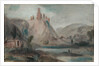 Landscape with a Castle on a Hill, previously attributed to J.M.W. Turner and also attributed to Peter de Wint by English School