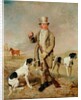 Richard Prince, with Damon, the late Colonel Mellish's Pointer by Benjamin Marshall