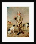 Richard Prince, with Damon, the late Colonel Mellish's Pointer by Benjamin Marshall