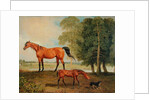 Broodmare with Foal and Terrier by Benjamin Marshall