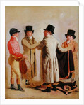 Frank Buckle, John Wastel, Robert Robson and a Stable Lad by Benjamin Marshall