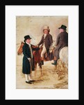 Three Worthies of the Turf at Newmarket, c.1804: John Hilton, Judge of the canvas) by Benjamin Marshall