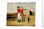 James Taylor Wray of the Bedale Hunt with his Dun Hunter by Anson A. Martin