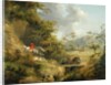 Foxhunting in Hilly Country by George Morland