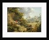 Foxhunting in Hilly Country by George Morland