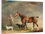 A Sportsman with Shooting Pony and Gun Dogs by Edwin W. Cooper