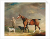 A Sportsman with Shooting Pony and Gun Dogs by Edwin W. Cooper