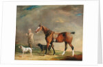 A Sportsman with Shooting Pony and Gun Dogs by Edwin W. Cooper