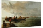A Barge with a Wounded Soldier by John Crome