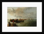 A Barge with a Wounded Soldier by John Crome