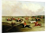 The Quorn Hunt in Full Cry: Second Horses, after a painting by Henry Alken by John Dalby