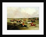 The Quorn Hunt in Full Cry: Second Horses, after a painting by Henry Alken by John Dalby
