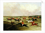 The Quorn Hunt in Full Cry: Second Horses, after a painting by Henry Alken by John Dalby