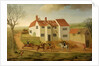 John Sidey and his Hounds at a Farmhouse near Hadleigh, Suffolk by James I Dunthorne