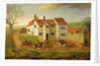 John Sidey and his Hounds at a Farmhouse near Hadleigh, Suffolk by James I Dunthorne