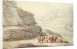 Rocky scene on the North Coast, Cornwall by Thomas Rowlandson