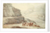 Rocky scene on the North Coast, Cornwall by Thomas Rowlandson