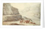 Rocky scene on the North Coast, Cornwall by Thomas Rowlandson