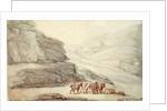 Rocky scene on the North Coast, Cornwall by Thomas Rowlandson