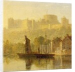 Windsor Castle from the Thames by William Daniell
