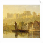 Windsor Castle from the Thames by William Daniell