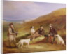 Edward Horner Reynard and his Brother, George, Grouse Shooting with the Keeper, Tully Lamb, at Middlesmoor, Yorkshire, 1836 by John E. Ferneley