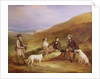 Edward Horner Reynard and his Brother, George, Grouse Shooting with the Keeper, Tully Lamb, at Middlesmoor, Yorkshire, 1836 by John E. Ferneley