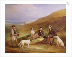 Edward Horner Reynard and his Brother, George, Grouse Shooting with the Keeper, Tully Lamb, at Middlesmoor, Yorkshire, 1836 by John E. Ferneley