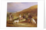 Edward Horner Reynard and his Brother, George, Grouse Shooting with the Keeper, Tully Lamb, at Middlesmoor, Yorkshire, 1836 by John E. Ferneley