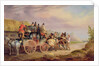 Mail Coaches on the Road: The 'Quicksilver' Devonport-London Royal Mail about to Start with a New Team by Charles Cooper Henderson