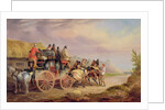 Mail Coaches on the Road: The 'Quicksilver' Devonport-London Royal Mail about to Start with a New Team by Charles Cooper Henderson