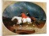 The Return from the Hunt in the Rain by John Frederick Herring Jnr