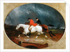 The Return from the Hunt in the Rain by John Frederick Herring Jnr