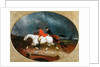 The Return from the Hunt in the Rain by John Frederick Herring Jnr