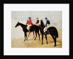 Study of Three Steeplechase Cracks: Allen McDonough on Brunette, Tom Oliver on Discount and Jem Mason on Lottery by John Frederick Herring Snr